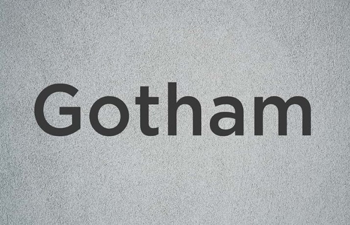 Gotham Font Family Free Download