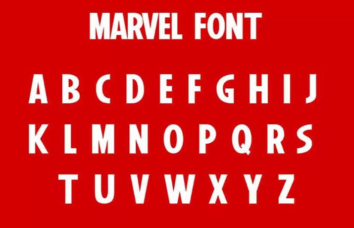 Marvel Font Family Download