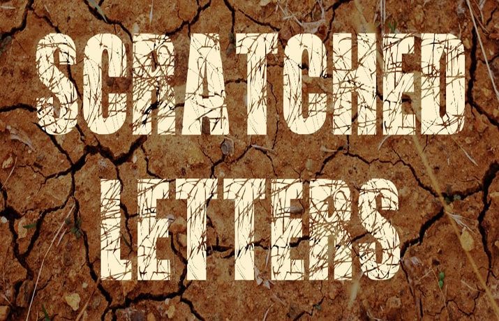 Scratched Letters Font Family Free Download