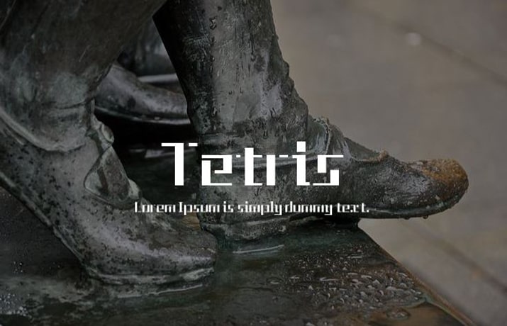 Tetris Font Family Free Download