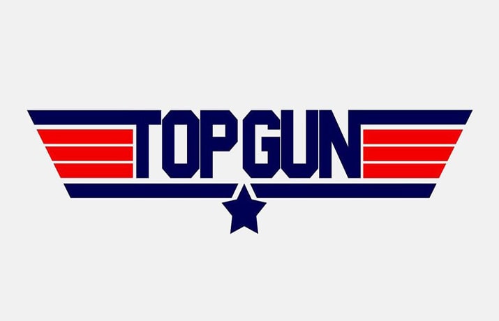 Top Gun Logo Font Free Download