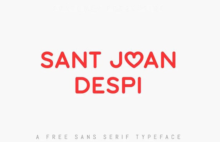 Sant Joan Despi Font Free Download