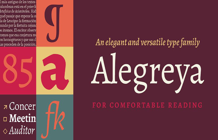 alegreya font free download mac