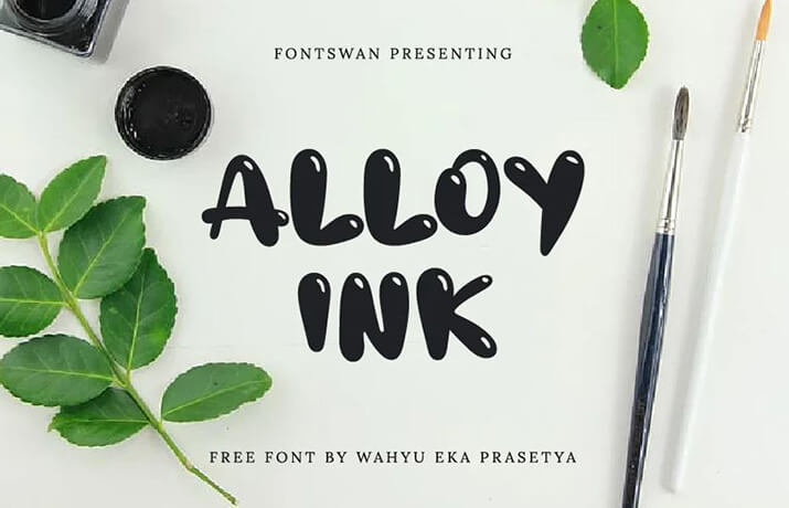 Alloy Ink Font Family Free Download