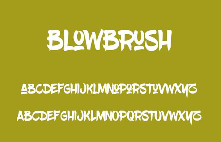 BlowBrush Font Free Download