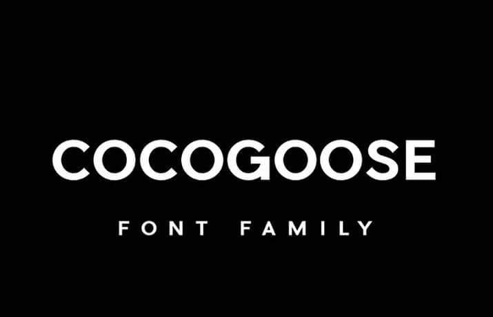Cocogoose Font Free Download