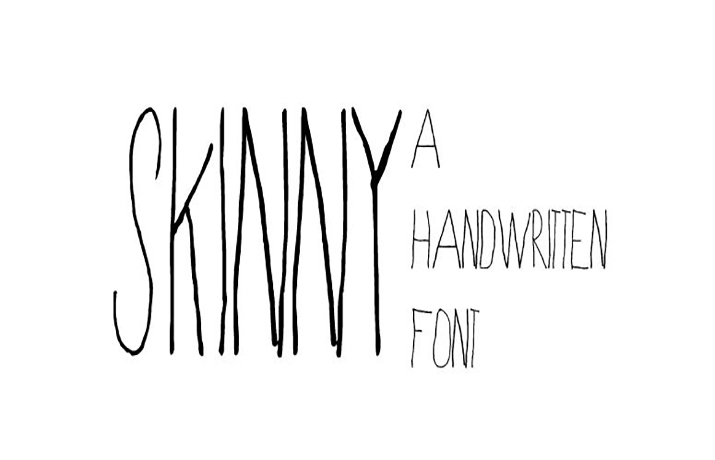 Skinny Font Free Download