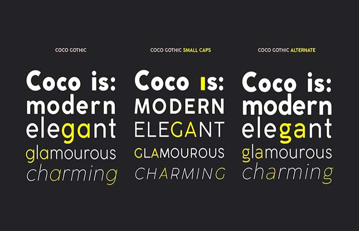Coco Gothic Font Family Download