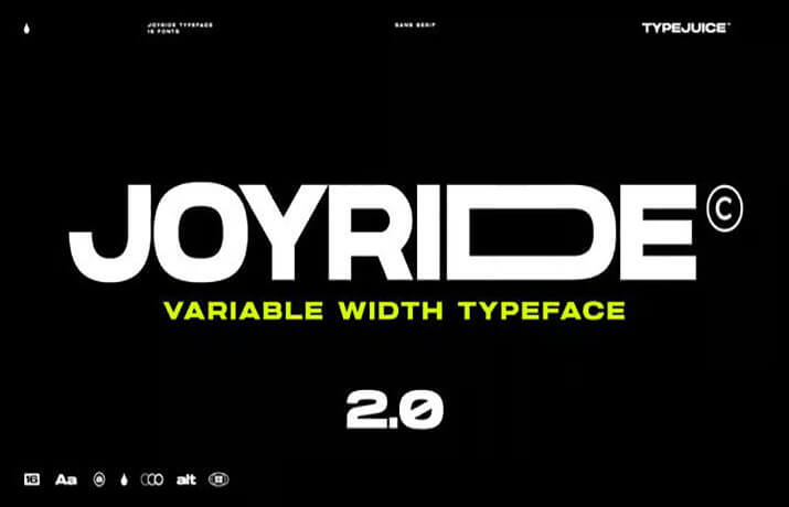 Joyride Font Font Free Download