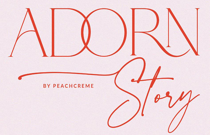 Adorn Story Font Family Free Download