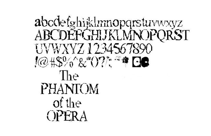 Phantom of the Opera Font Family Download