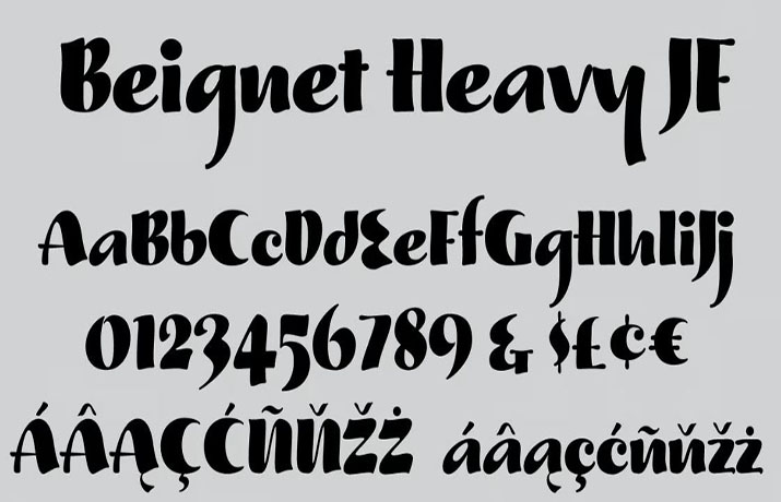 Beignet JF Font Family Download