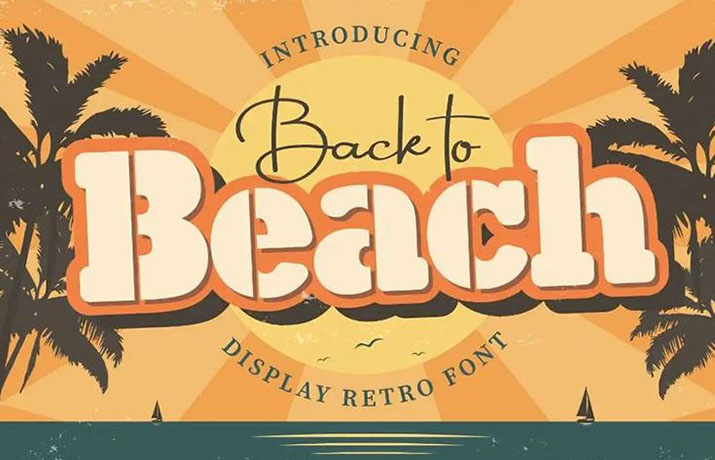 Back to Beach Font Family Free Download