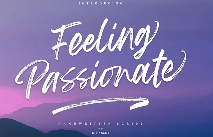 Feeling Passionate Font Family Free Download