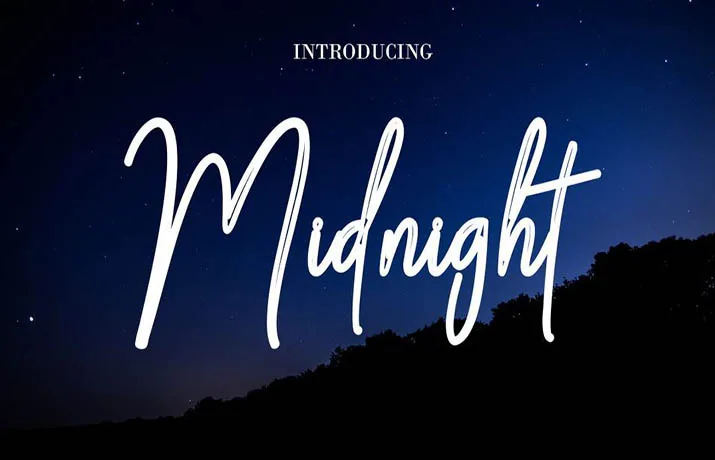 Midnight Font Family Free Download